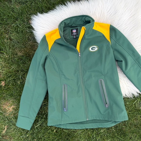 NFL Team Packers Green Apparel Jacket Medium - Picture 1 of 5
